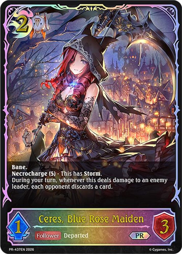 Ceres, Blue Rose Maiden - PR-437EN, Standard, front