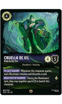 Cruella De Vil - Made by the Vine