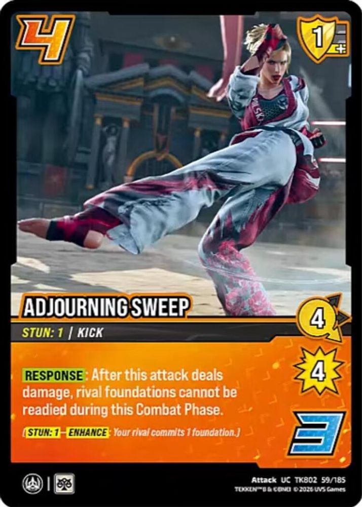 Adjourning Sweep, Standard, front