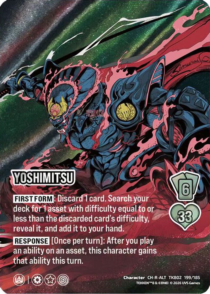 Yoshimitsu (Alternate Art), Foil, front