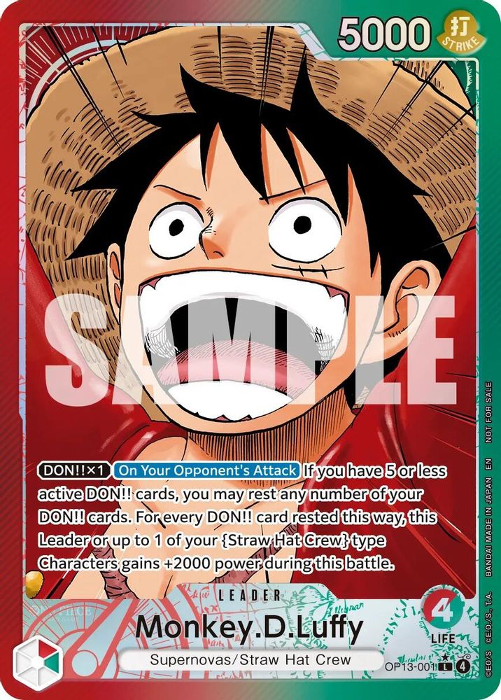 Monkey.D.Luffy (OP13-001) (Jumbo)