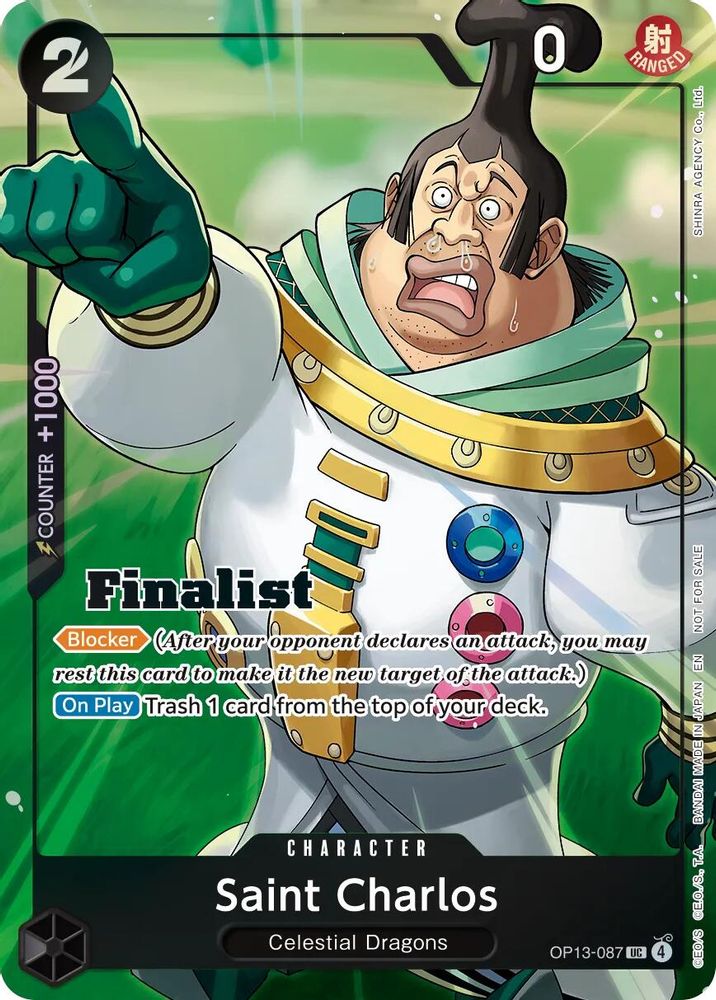 Saint Charlos (Finalist Card Set Vol. 1)