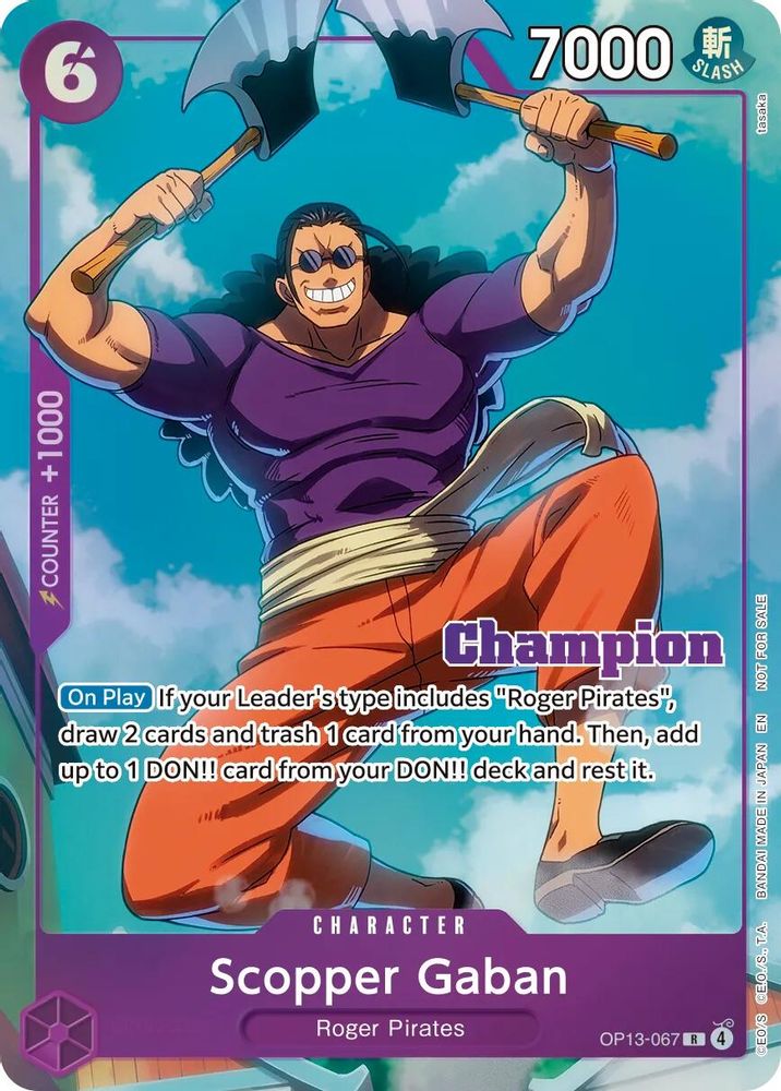Scopper Gaban (CS 26-27 Winner Card Set Vol.1)