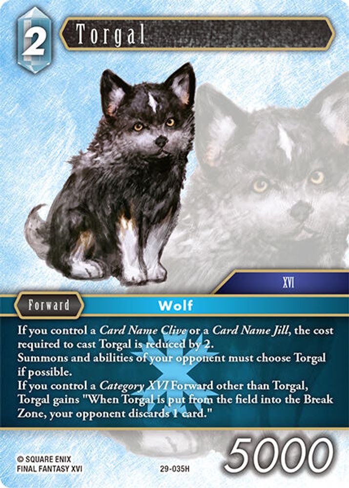 Torgal, Standard, front