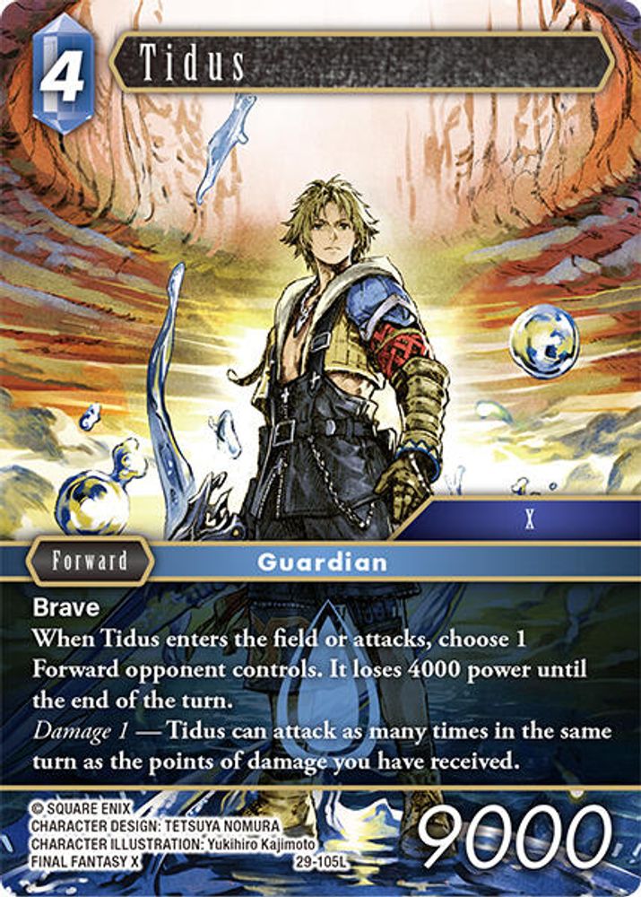 Tidus, Standard, front