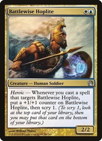 Battlewise Hoplite, Theros