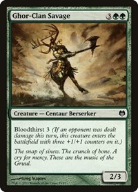 Ghor-Clan Savage, Duel Decks: Heroes vs. Monsters