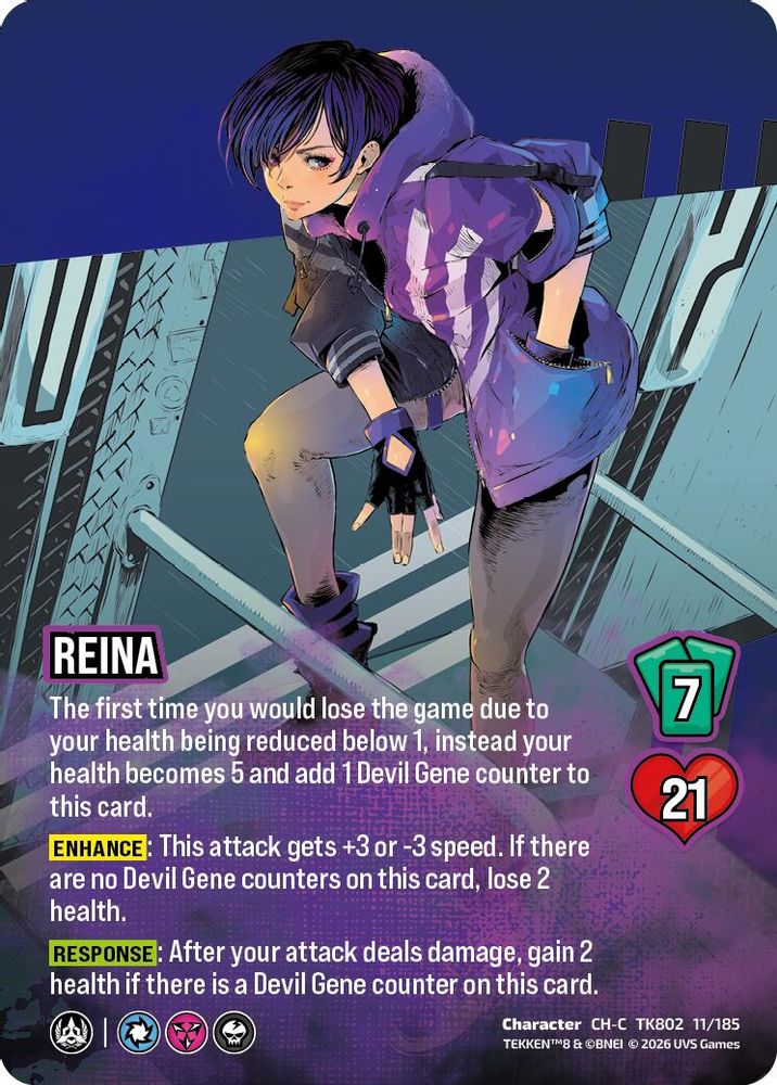 Reina, Standard, front