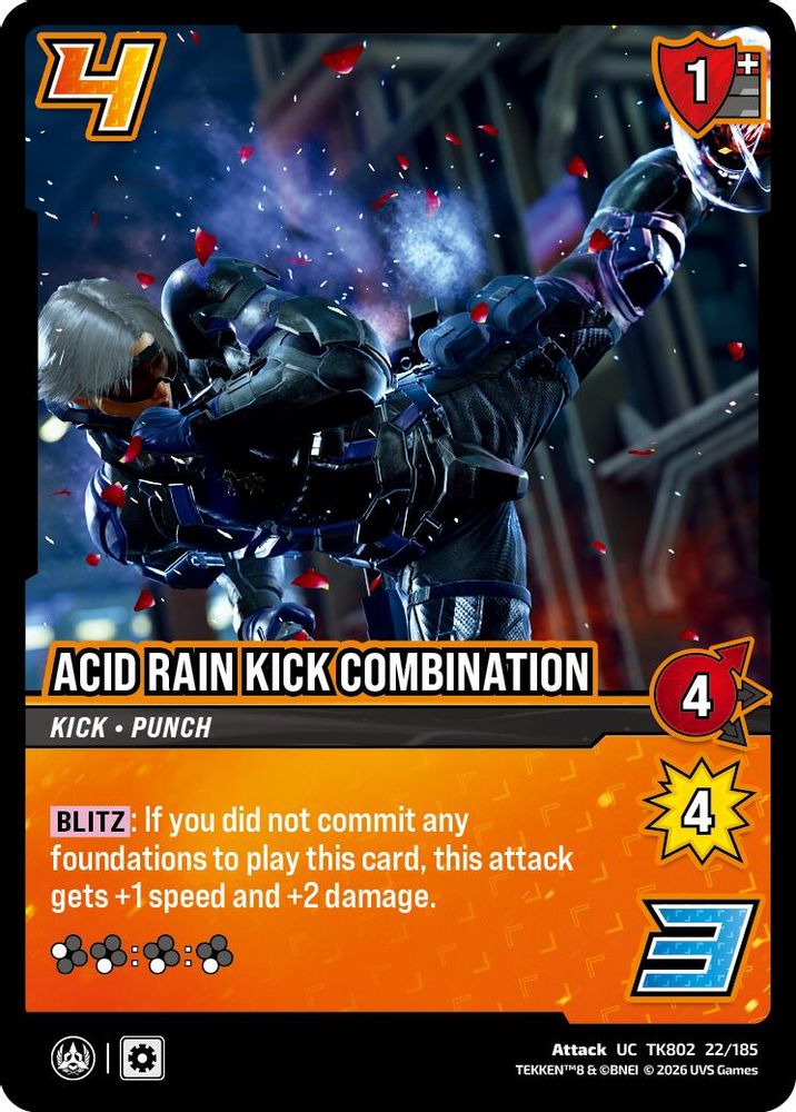 Acid Rain Kick Combination, Standard, front