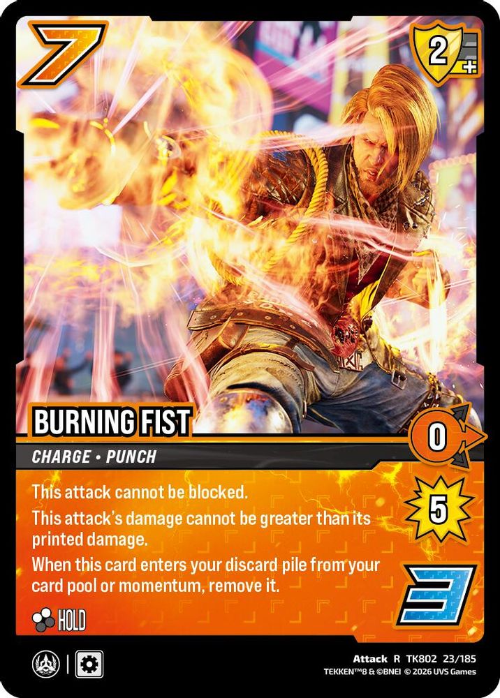 Burning First, Foil, front