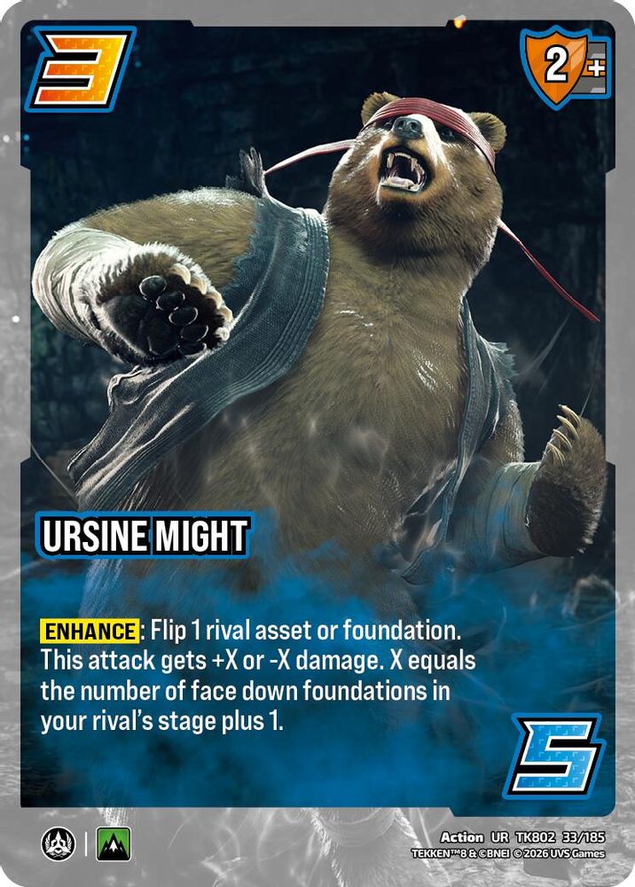 Ursine Might, Foil, front
