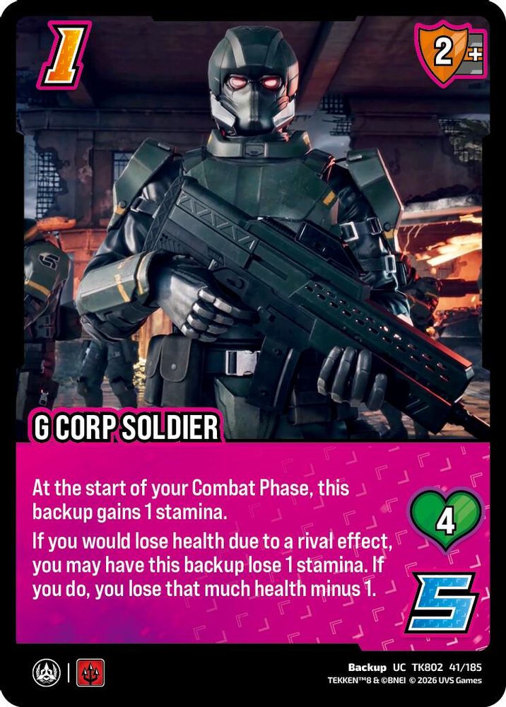 G Corp Soldier, Standard, front