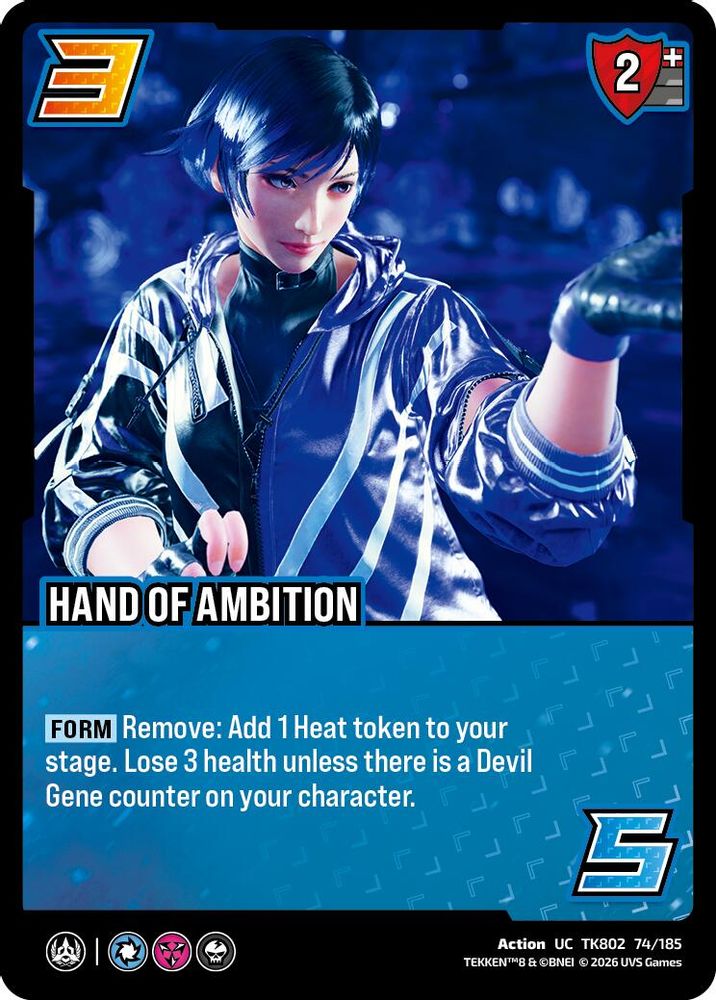 Hand of Ambition, Standard, front