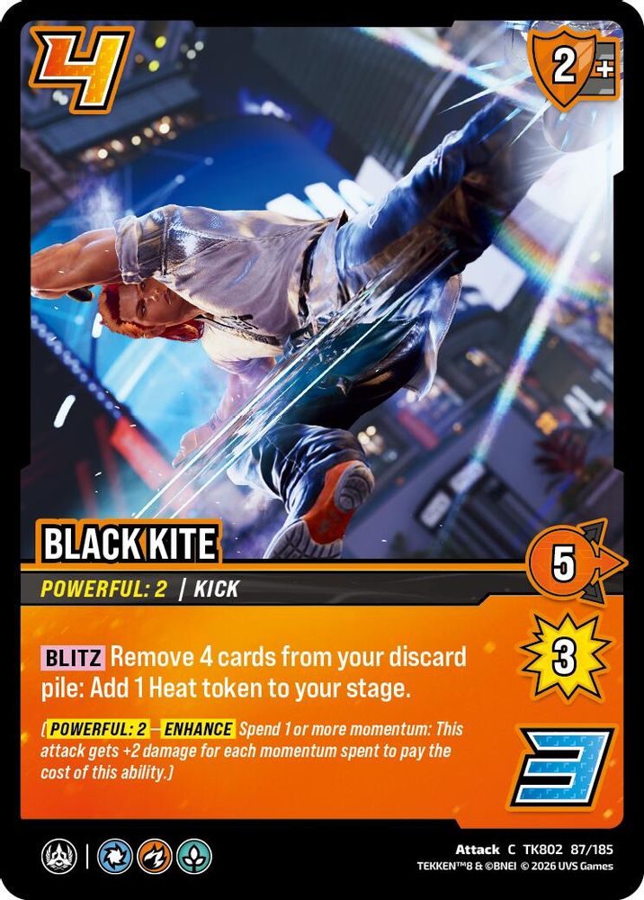 Black Kite, Standard, front