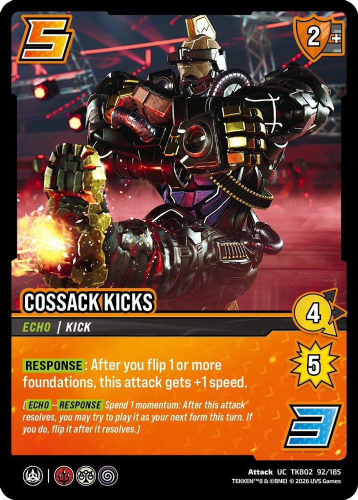 Cossack Kicks, Standard, front