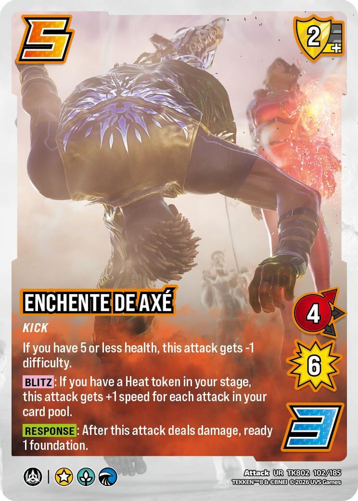 Enchente de Axe, Foil, front