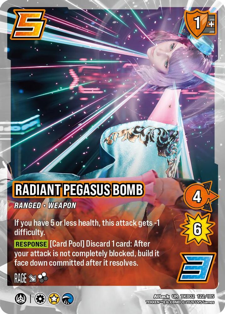 Radiant Pegasus Bomb, Foil, front