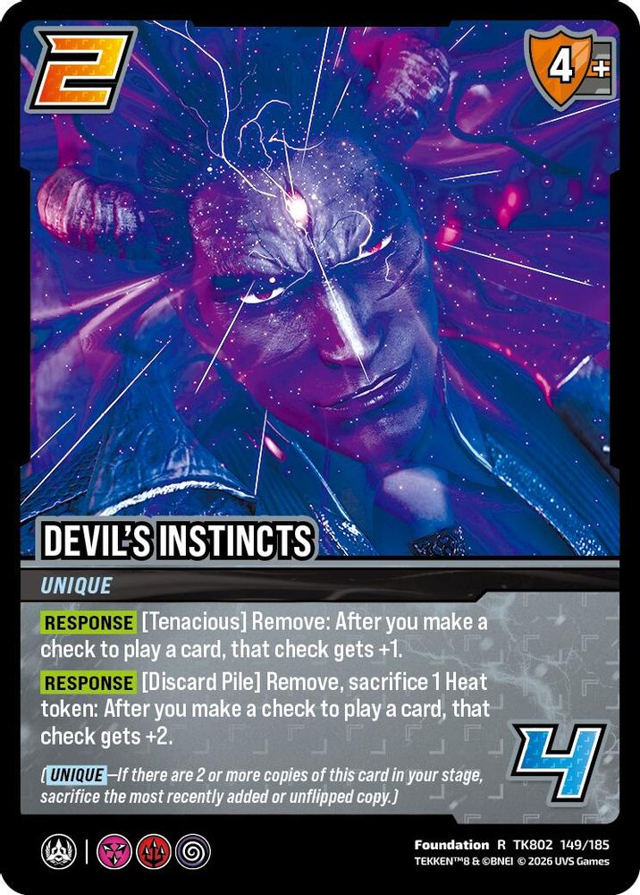 Devil's Instincts, Foil, front
