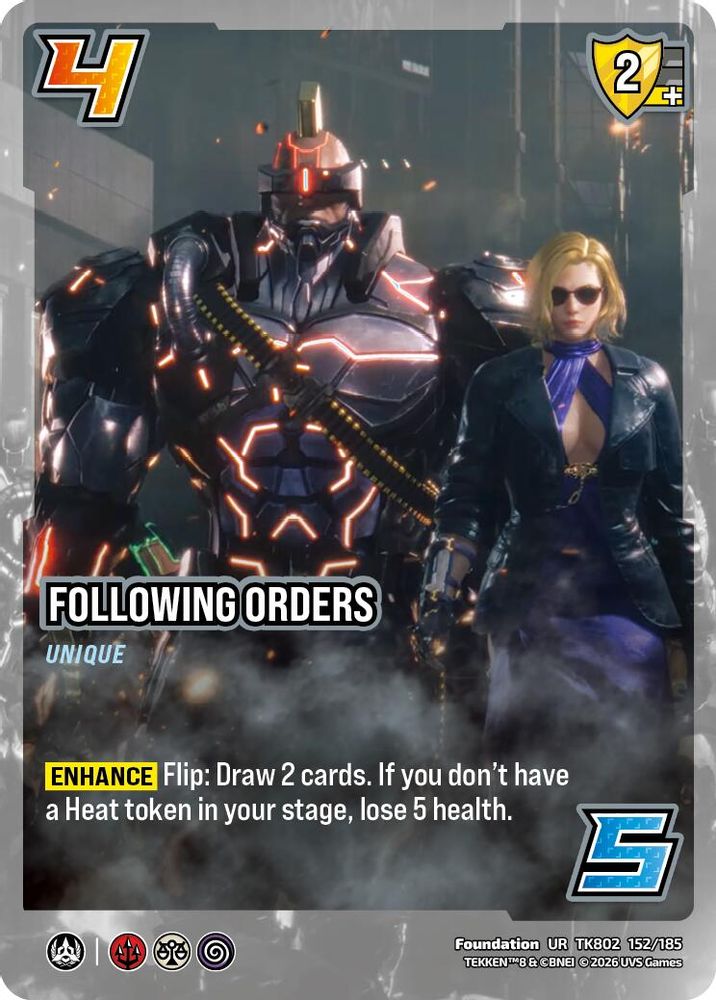 Following Orders, Foil, front