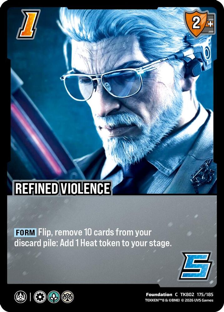 Refined Violence, Standard, front