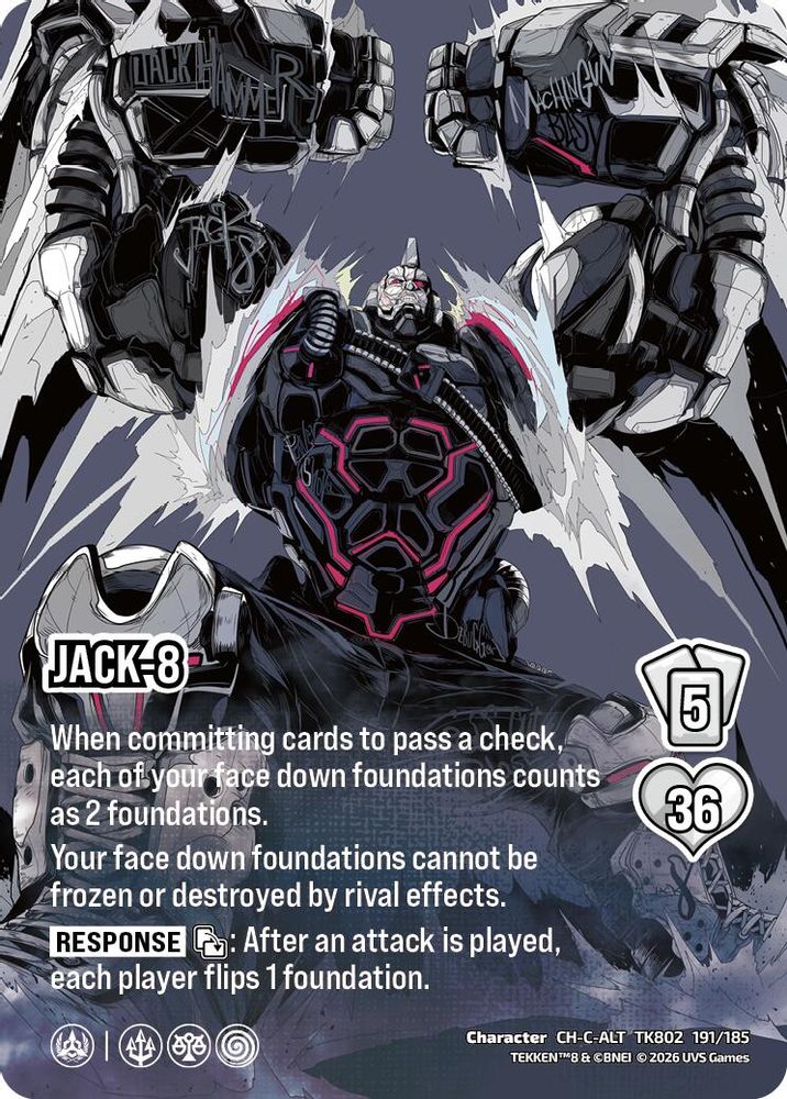 Jack-8 (Alternative Art), Foil, front