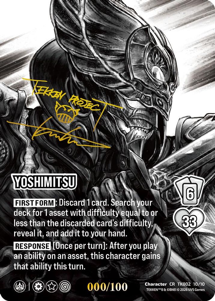 Yoshimitsu  (Autograph Version), Standard, front
