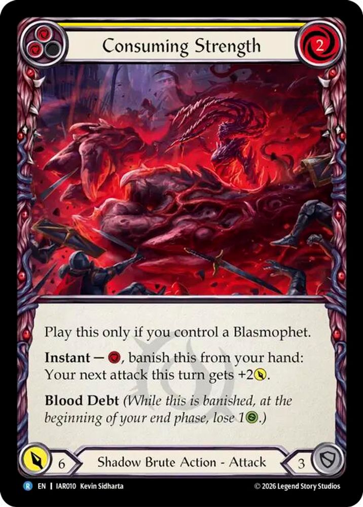 Consuming Strength, Standard, front