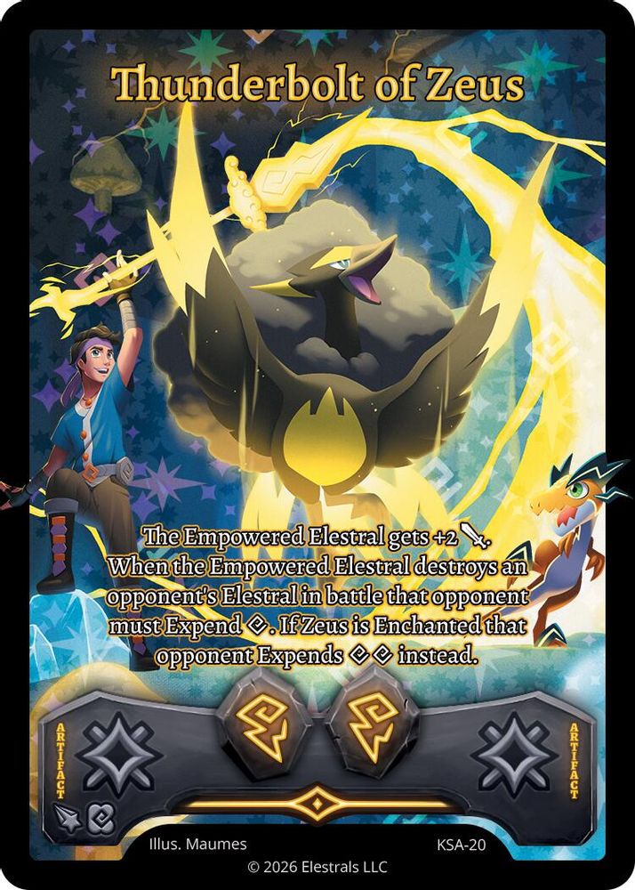 Thunderbolt of Zeus, Standard, front