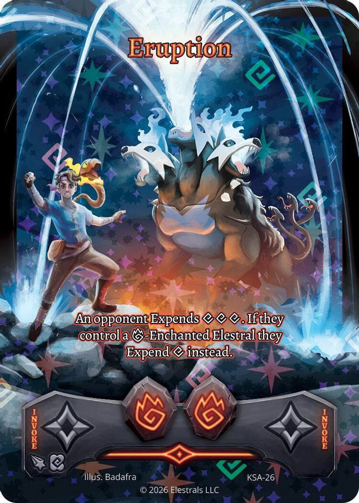Eruption, Holo, front