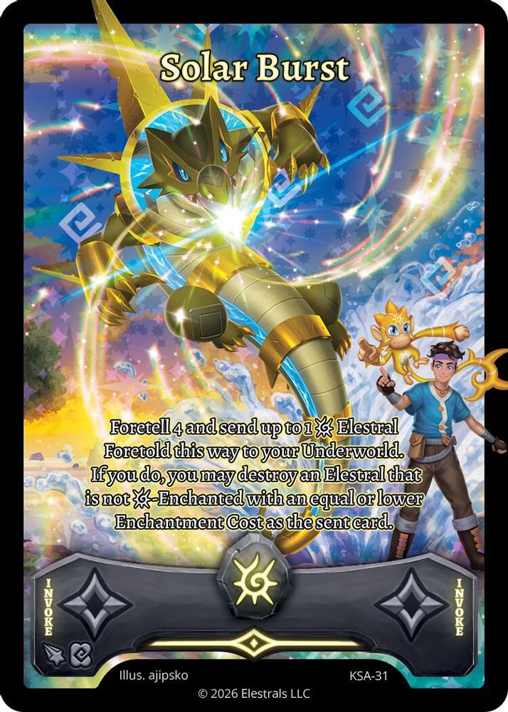 Solar Burst, Holo, front