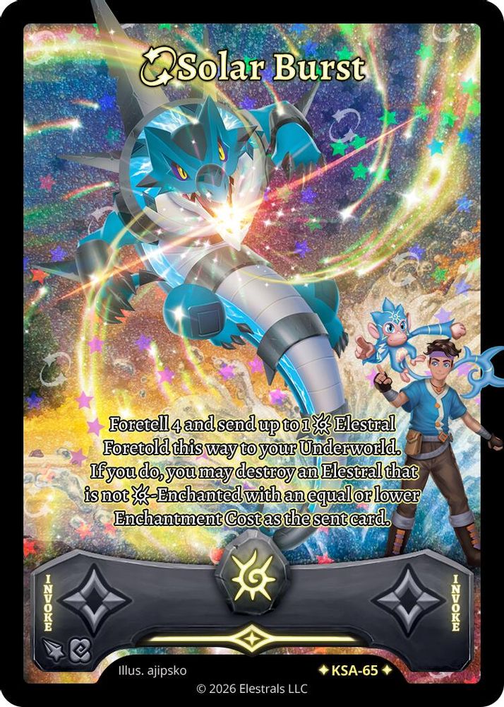 Solar Burst (Stellar), Holo, front