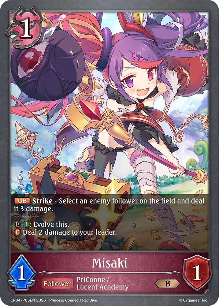 Misaki - P65EN (Foil), Standard, front