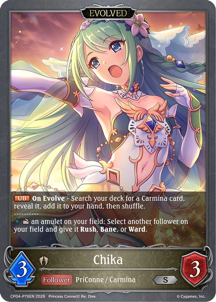 Chika (Evolved) - P76EN (Foil), Standard, front