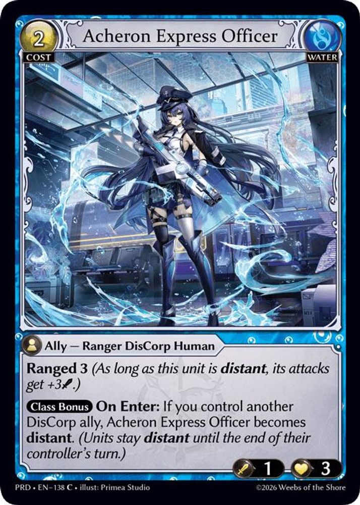 Acheron Express Officer, Standard, front