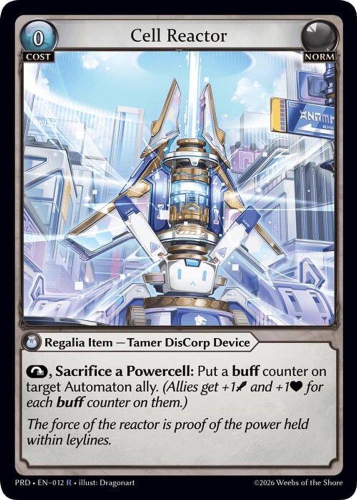 Cell Reactor, Standard, front