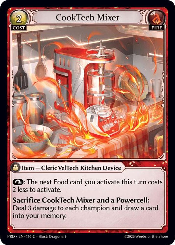 CookTech Mixer, Standard, front