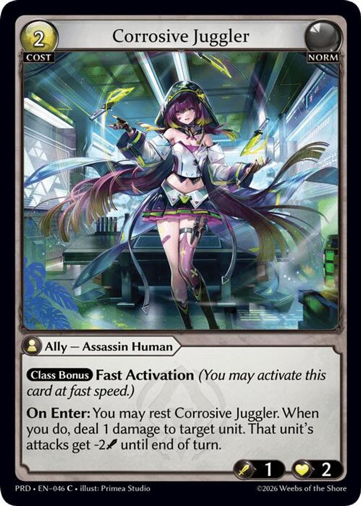 Corrosive Juggler, Standard, front