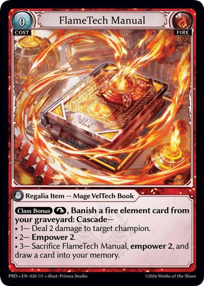 FlameTech Manual, Standard, front