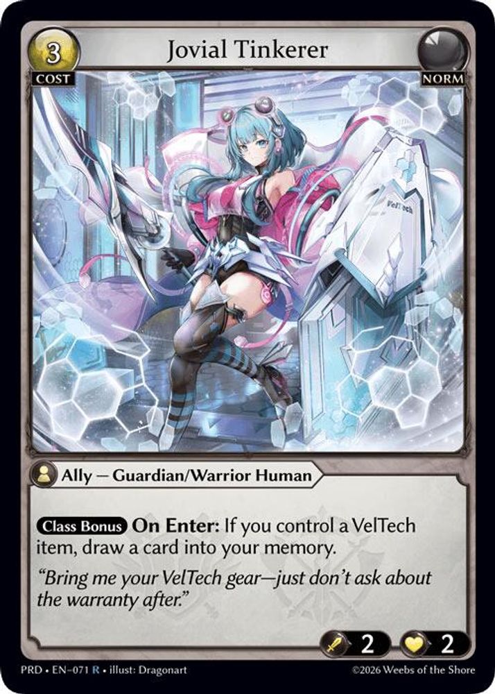 Jovial Tinkerer, Standard, front