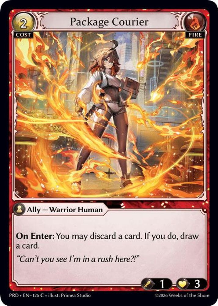 Package Courier, Standard, front