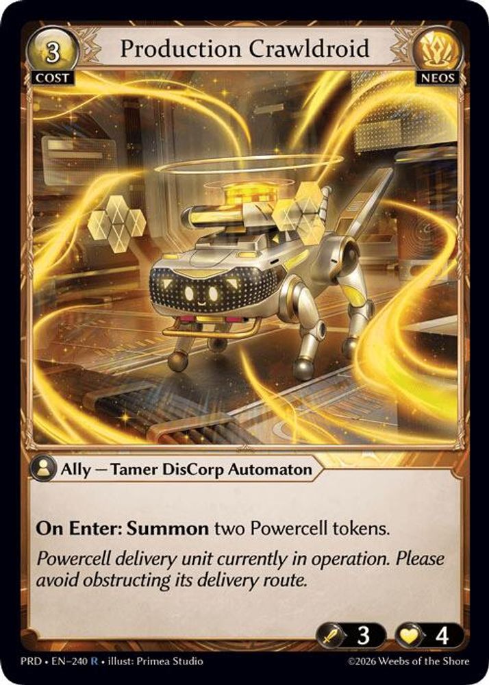 Production Crawldroid, Standard, front