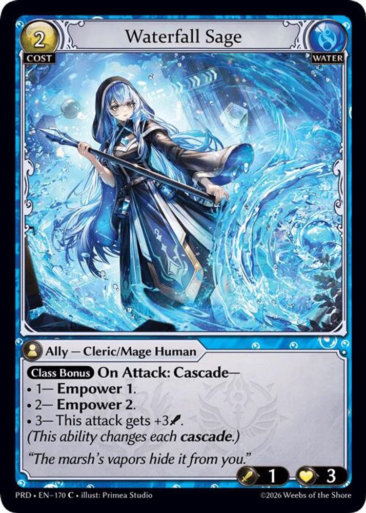 Waterfall Sage, Standard, front