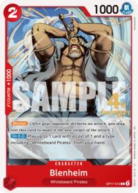 Blenheim card art