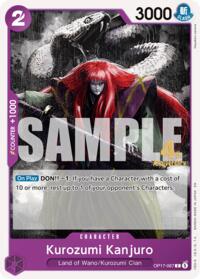 Kurozumi Kanjuro card art