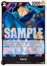 Sanji card art