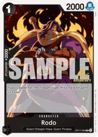 Rodo card art