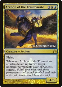 Archon of the Triumvirate, Prerelease Cards