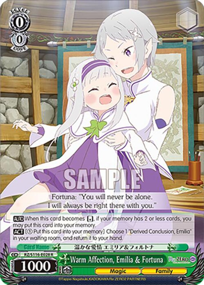 Warm Affection, Emilia & Fortuna, Standard, front