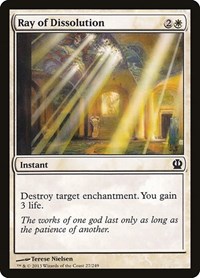 Ray of Dissolution, Theros