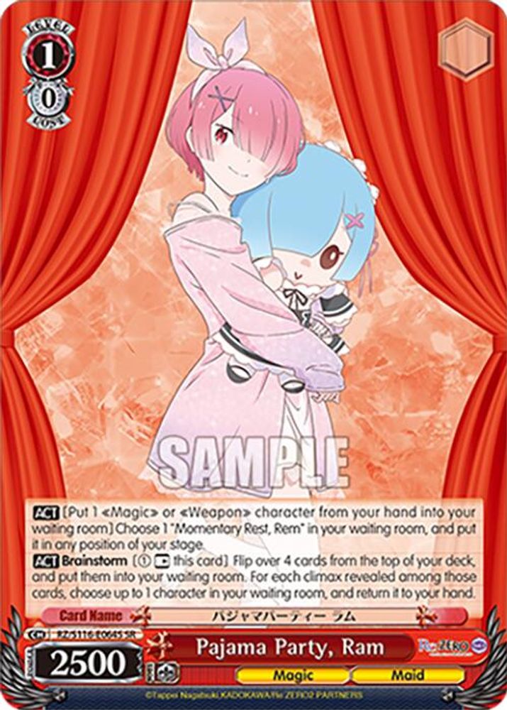 Pajama Party, Ram (SR), Standard, front